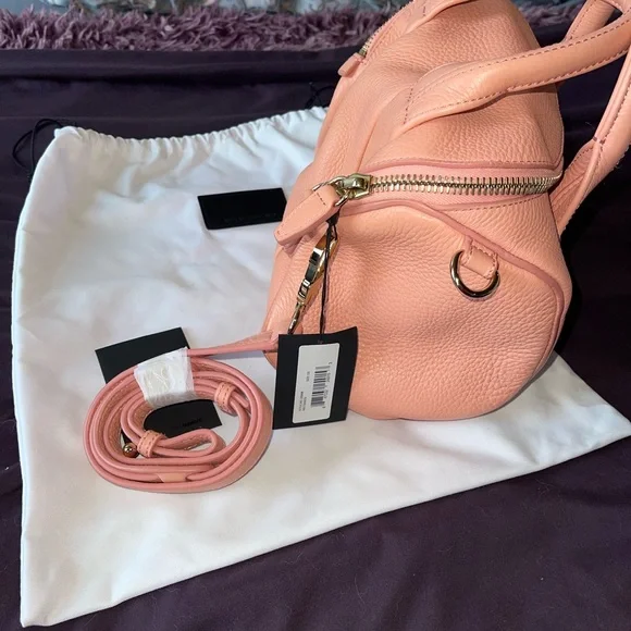 Alexander Wang Studded Pink Leather Crossbody Bag - Picture 11 of 17